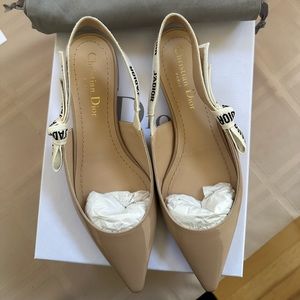 DIOR J’Adior slingback ballerina flat